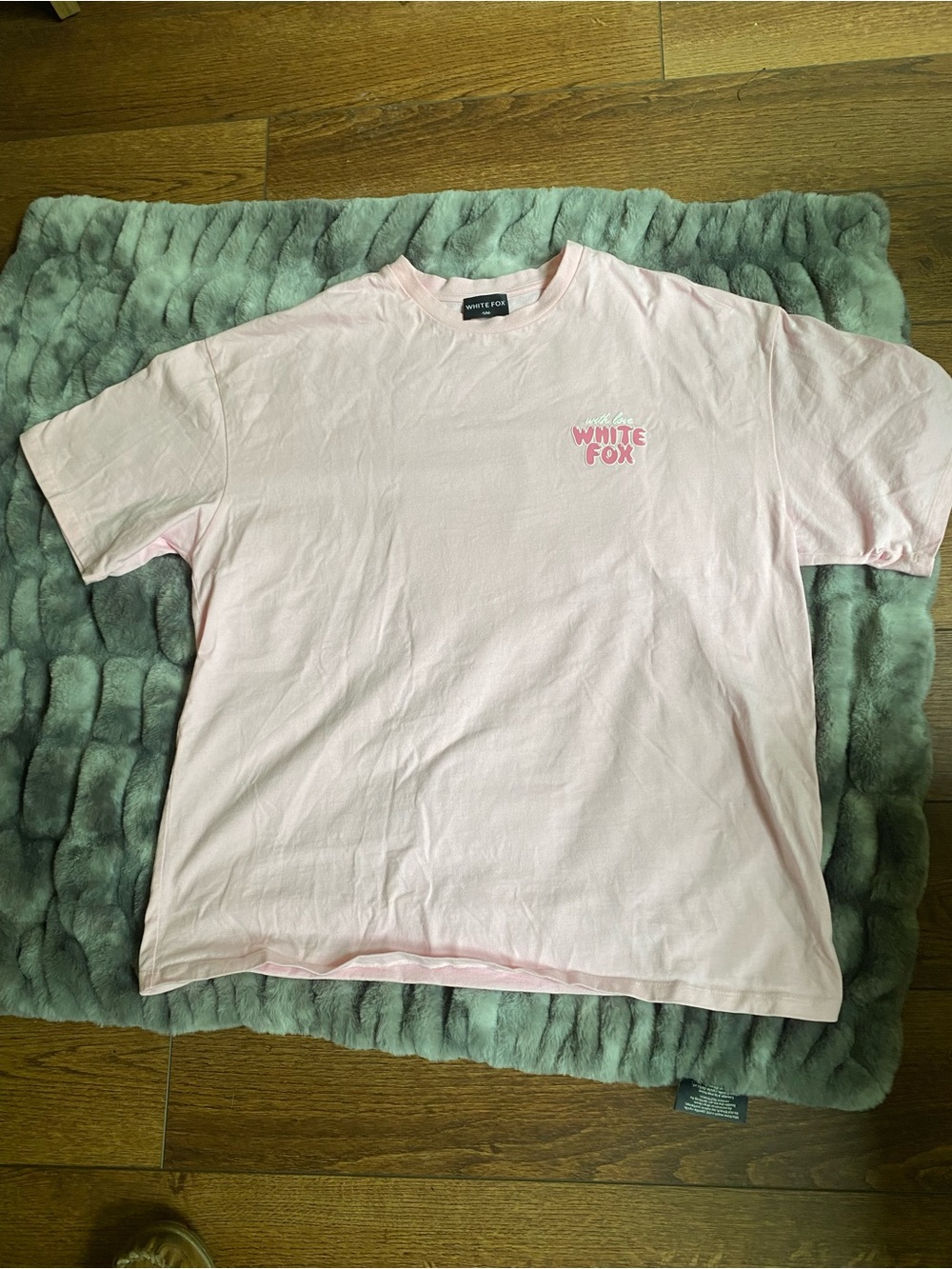 White Fox Boutique Light Pink Logo Tee
